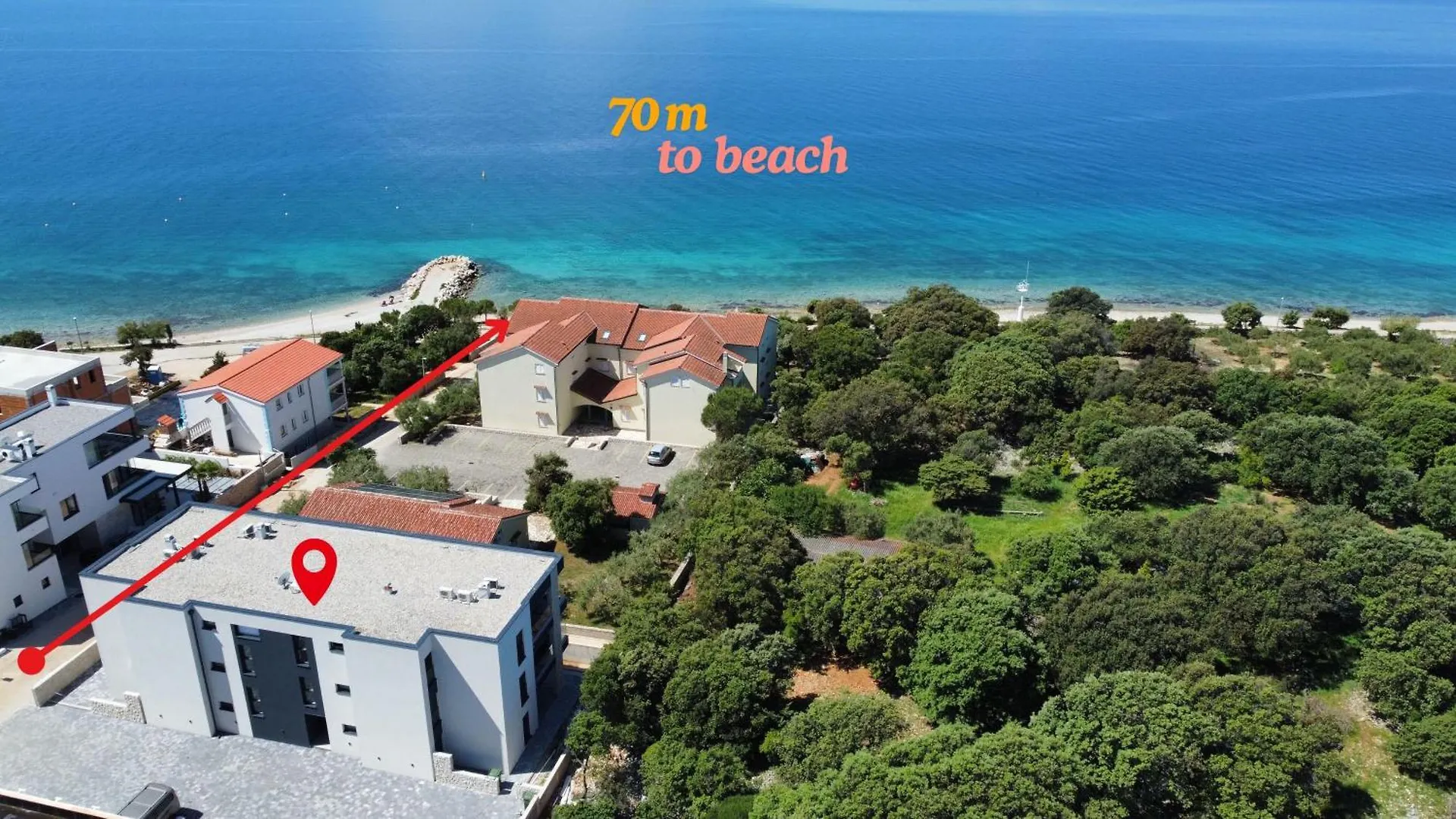 Lili Rose Mandre - Exclusive Family Apartments With Sea View, Just Steps From Beach